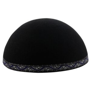 Yemenite Kippah 24cm- Black