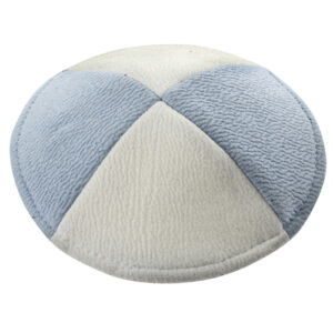 Suede Ultra Flat Kippah 15cm- with Pin Spot