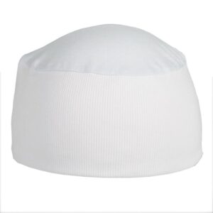 C WHITE SLEEPING KIPPAH 22 CM