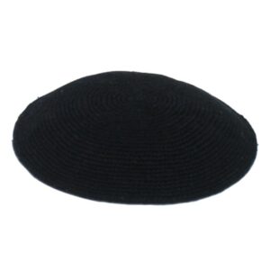 D.M.C Kippah 13cm- Plain Black