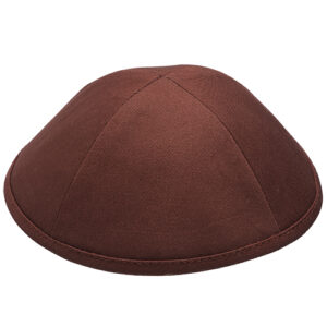 Fabric Kippah size 3, 18 cm- Bordeaux