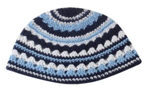 C FRIK KIPPAH 22 CM, STRIPES