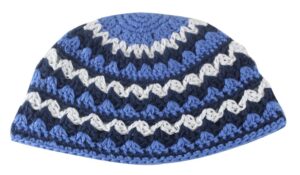 C FRIK KIPPAH 22 CM, STRIPES