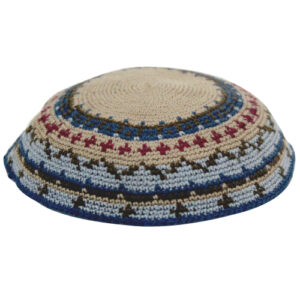 D.M.C Kippah 18cm- Multicoloured Design