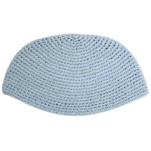 Frik Kippah 21 cm- Sheer Light Blue