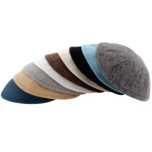 Linen Kippah 19cm- Assorted Colors (24)