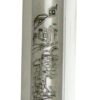 Nickel Mezuzah  with Back   12cm- with Copper "Shin"