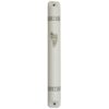 Wooden Mezuzah with Back  15cm- White   with  Chain Design