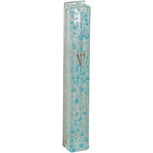 Mezuzah 12cm Dark Brown Color- Semi Round