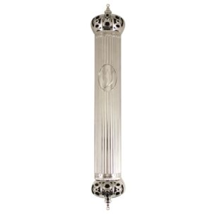 Metal Mezuzah 30cm- Crown Motif
