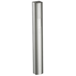 Aluminium Mezuzah 12 cm- Dotted Design in Matte Silver, with the Letter "Shin"