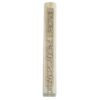 Plastic Mezuzah 12cm Shema Yisrael Inscribed Plaque- With Rubber Cork