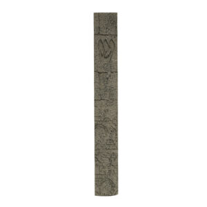 Polyresin Mezuzah 12cm, Stone-like Design