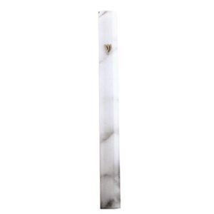 ALUMINUM MEZUZAH 15 CM 3D PAINTED -WHITE MARVEL