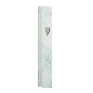 Glass Mezuzah 15cm- Beige