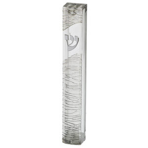 PLASTIC MEZUZA 15 CM CLEAR