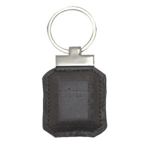 Faux Leather Tehillim Key Chain 6cm- Dark Brown