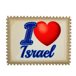 CERAMIC  MAGNET 8*6 CM- LOVE ISRAEL