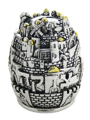 Polyresin Tzedakah Box Sphere 15 cm