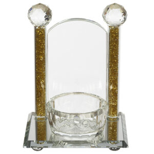 CRYSTAL HOLDER FOR MEMORY CANDLE  17x12 CM