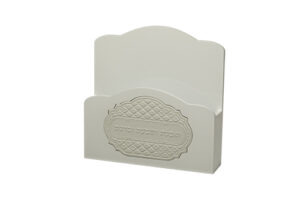 מעמד לברכונים מעץ 26.5*26.5 עם פלקטה עור