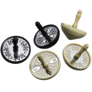 סביבון מעץ נס גדול היה פה 7 ס"מ- סטנד מעורב 16 יח'