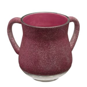 נטלה מהודרת מאלומיניום בציפוי נצנצים בגוון ורוד 13 ס"מ