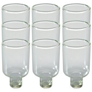 תשיעיית כוסית זכוכית לשמן 5 ס"מ