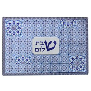 : מגש חלה זכוכית עבה בלתי שבירה 25X37 ס"מ