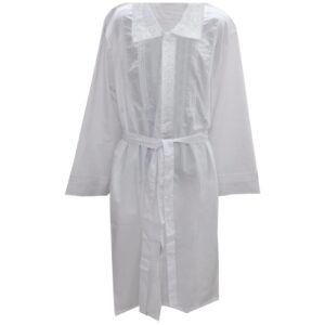 קיטל מהודר עם דנטל כסף מט מבריק גודל M