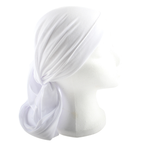 מטפחת ראש 200*40 ס"מ לבן