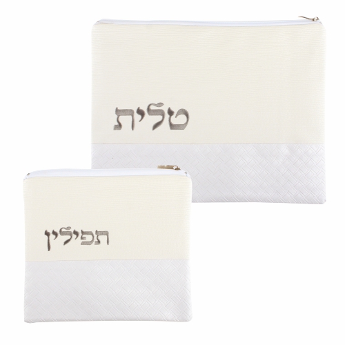 סט טלית תפילין פי. יו מהודר 30X37 ס"מ