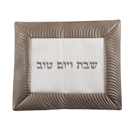 כיסוי חלה דמוי עור רקמה מהודרת 42x52 ס"מ