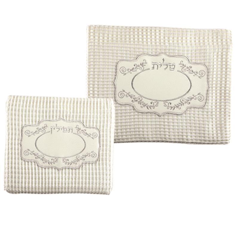 סט טלית תפילין "רשת" 30x36 ס"מ