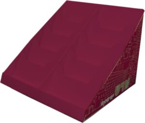 סטנד ריק 46.5 67x ס"מ 3 תאים לברכות עץ תלת מימד