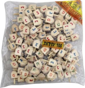 חבילה של 100 סביבוני עץ נ ג שם 4 ס"מ 102023