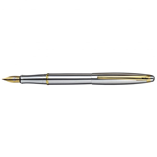 עט אטלנטיק כדורי כסף זהב  X-Pen ATLANTIC דגם XP-101b