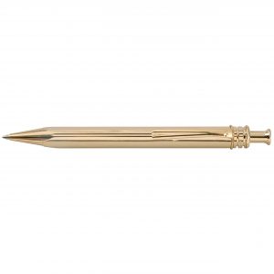 עט טריפל-X כדורי, גוף משולש (קליק), כולו בציפוי 18K זהב   X-Pen Triple-X