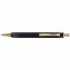 עט טריפל-X כדורי, גוף משולש (קליק),  מבריק, קליפס זהב מבריק X-Pen  Triple-X