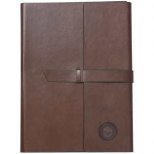 מכתבית גבעוני PU דמוי עור יוקרתי  A4 סגירת רצועה   Givony  32X24cm  במארז מקורי מהודר דגם GV-4132