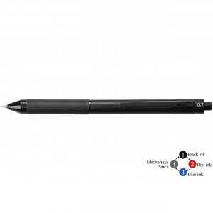 עט X-pen בירו כדורי 4באחד  מט  X-Pen BUREAU (כדורי כחול /אדום // עפרומכאני)