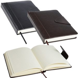 מחברת כריכת PU דמוי עור יוקרתי A5 פתיחה אנגלית סגירה מגנטית 168 דף מבית המותג גבעוני