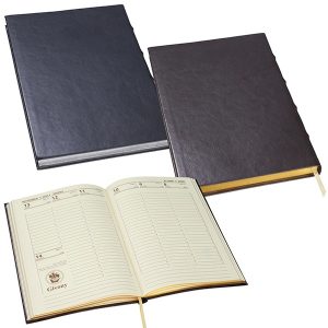 יומן שבועי יוקרתי A5 ל-16 חודש ומחברת עסקים 104 עמוד מבית המותג גבעוני