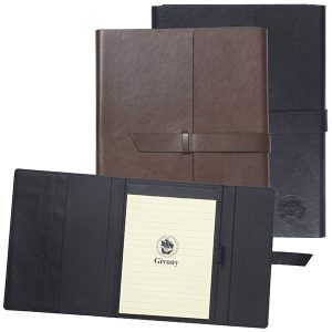 מכתבית כריכת PU דמוי עור יוקרתי A4 סגירה רצועה מבית המותג גבעוני