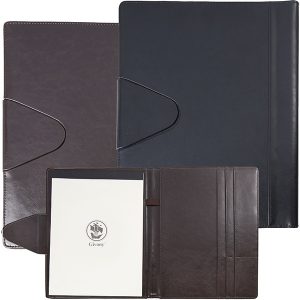 מכתבית כריכת PU דמוי עור יוקרתי A4 פתיחה עברית סגירה מגנטית מבית המותג גבעוני