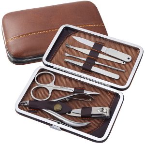 סט מניקור בינוני איכותי 7 חלקים במארז יוקרתי