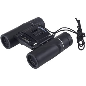 משקפת שדה קומפקטית מתקפלת בנרתיק שחור