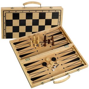 סט שש בש | שח מט | דמקה מהודר עם ידית