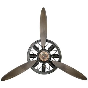 שעון קיר פרופלור אוירון 3 כנפיים