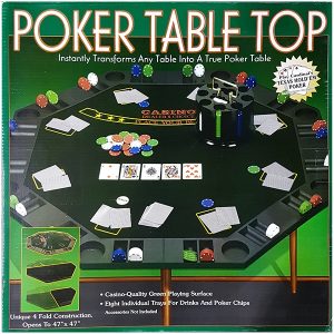 לוח שולחן מתקפל למשחקי קלפים